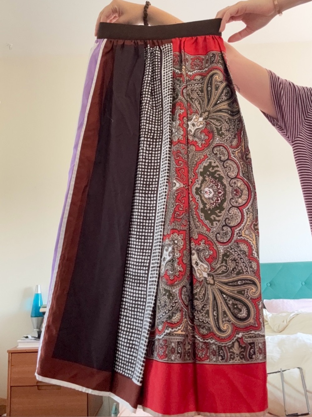 Vintage Dolce & Gabbana Silk Skirt